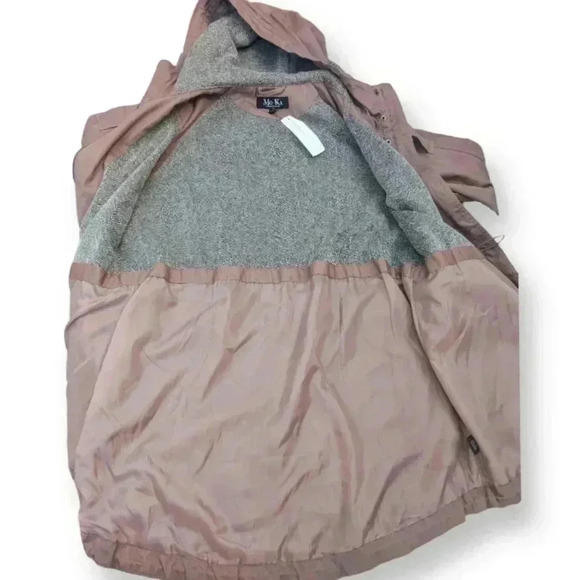MO-KA by Santa Fe Apparel Anorak Hooded Jacket Dusty Rose Womens Large NWT - Picture 5 of 10